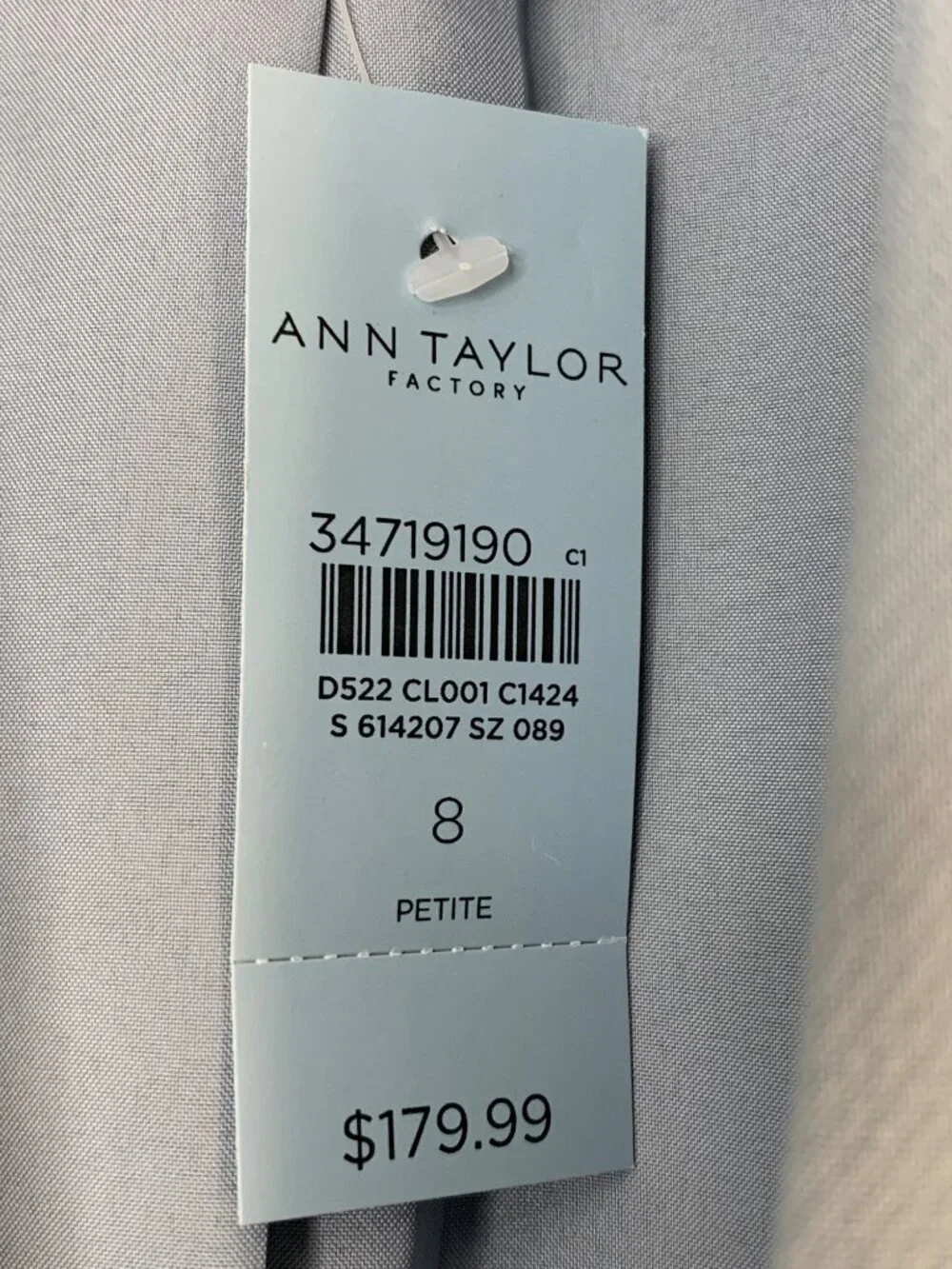 Ann Taylor Matching Blue Blazer & Ankle Pants Suit  8P Jacket 4 Pants Separates - Picture 10 of 15